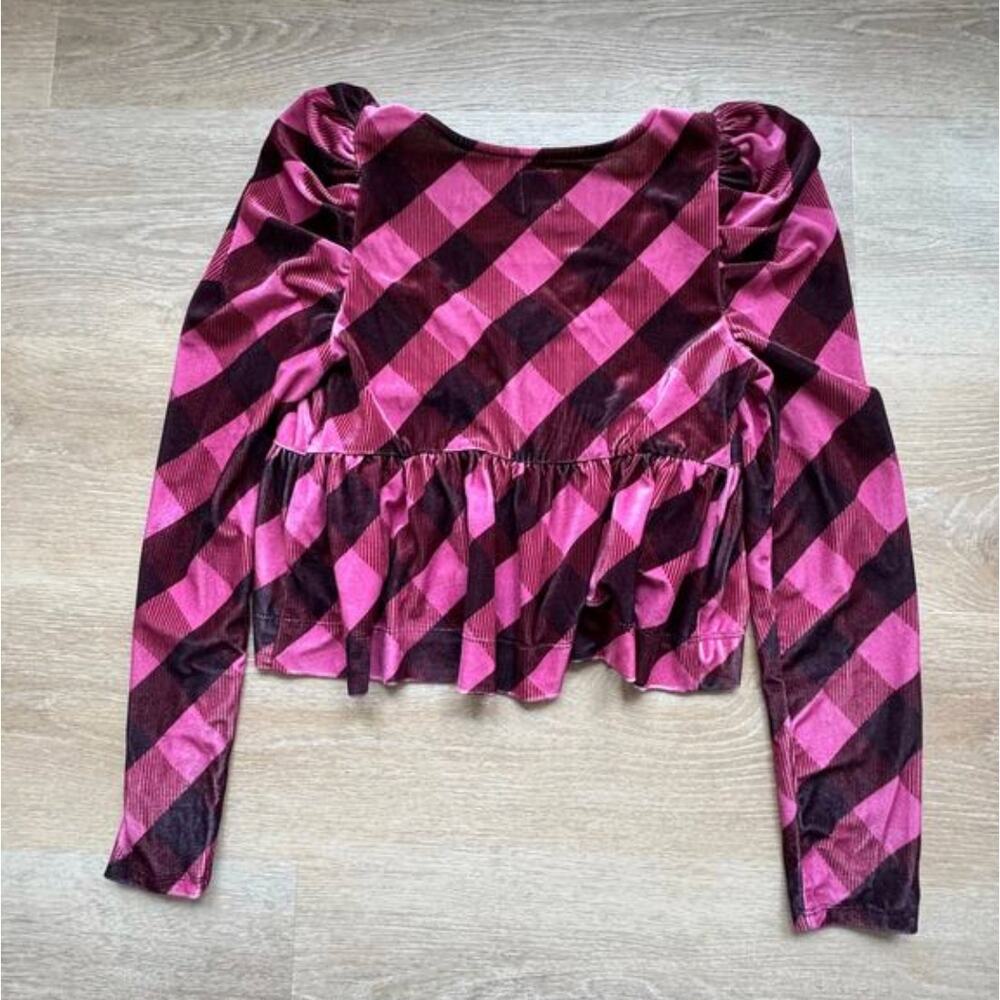Maeve (Anthropologie) Velvet Babydoll Top - Size M - Picture 3 of 7